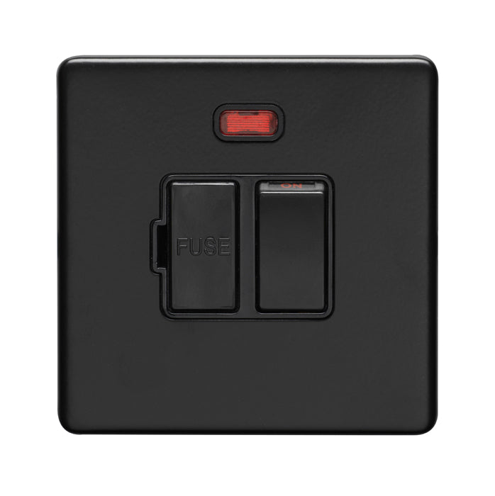 Concealed 3mm Switched Fuse Spur - Matt Black