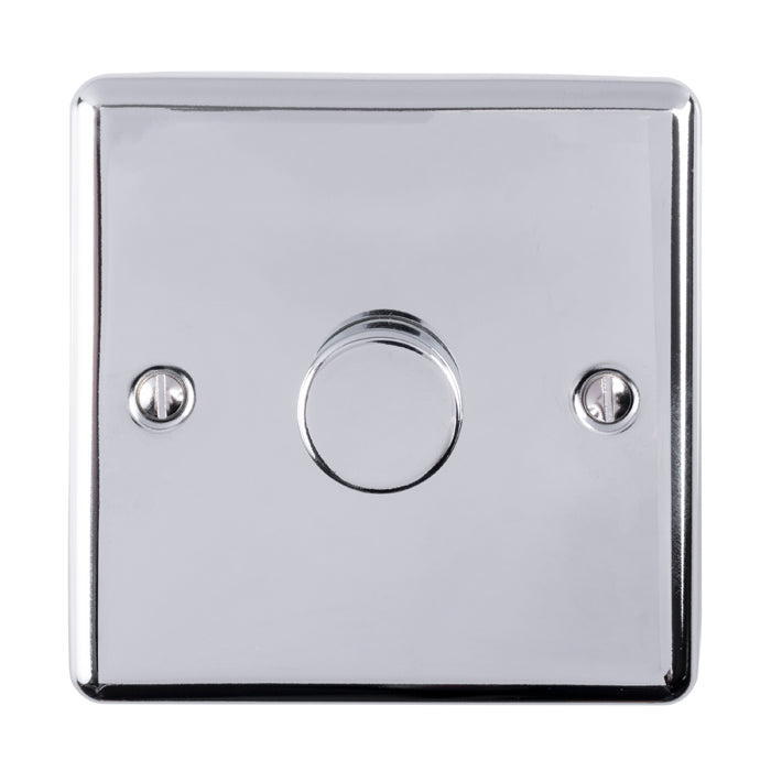 Enhance Decorative 1 Gang Dimmer - Polished Chrome
