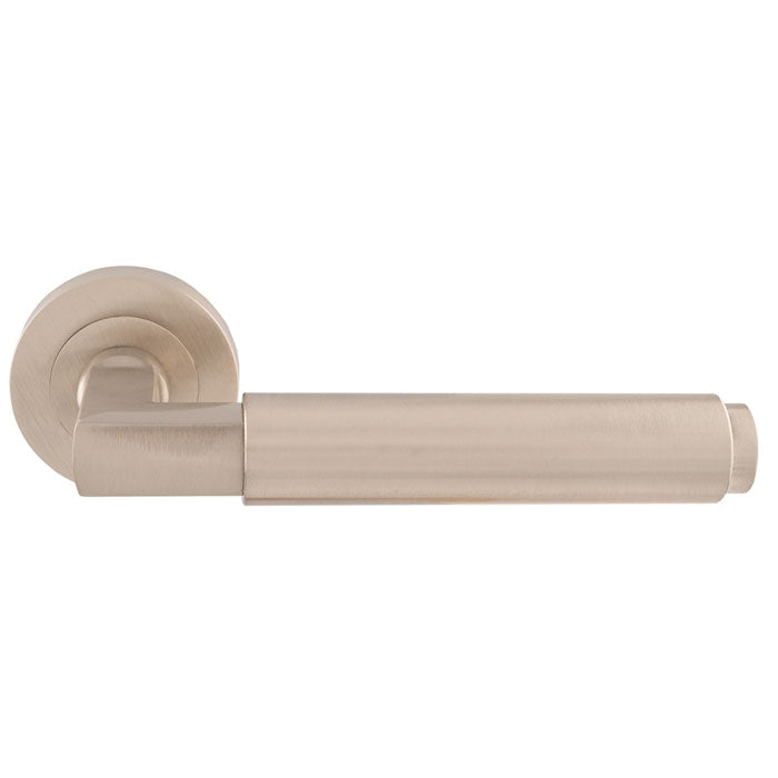 Masano Lever On Rose Satin Nickel