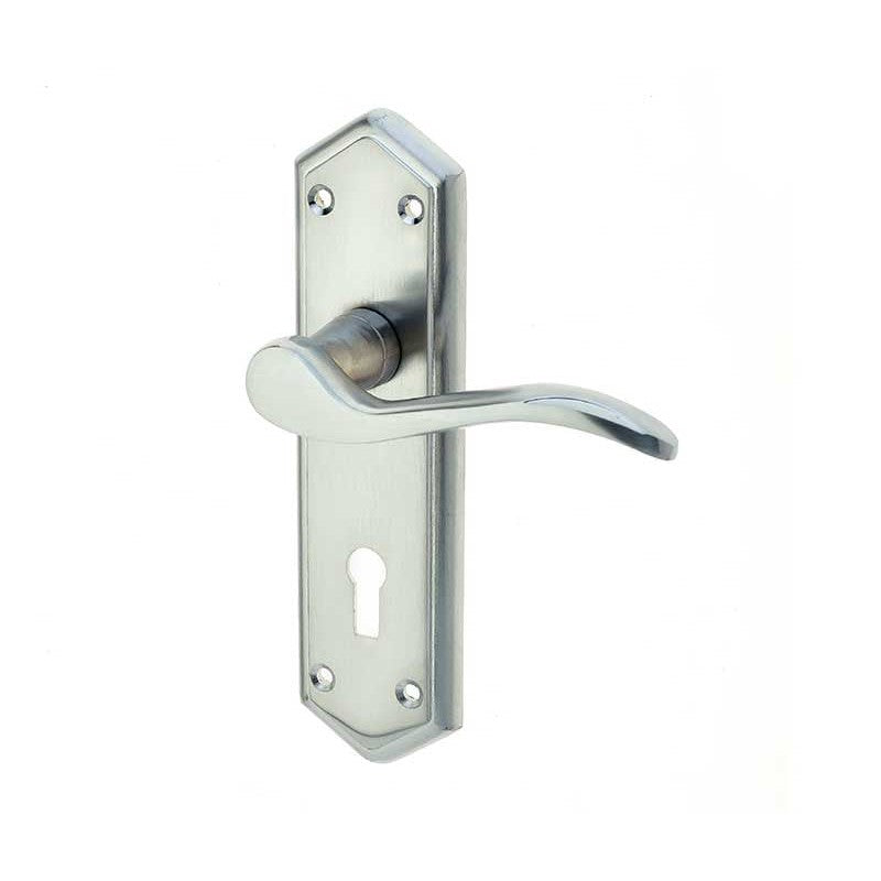 Paris Suite Door Handles on Lockplate