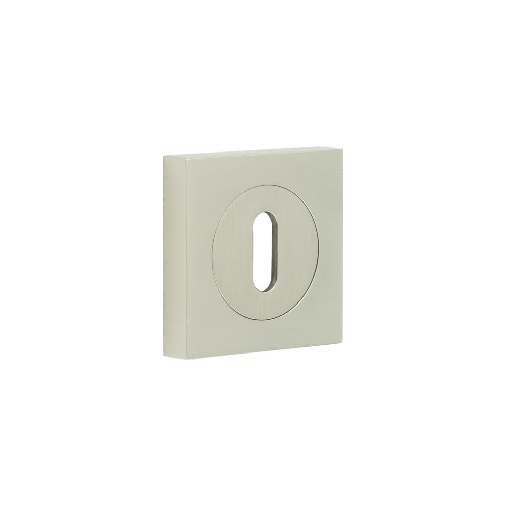 Burlington Standard Keyway Escutcheons Square Plain Rose