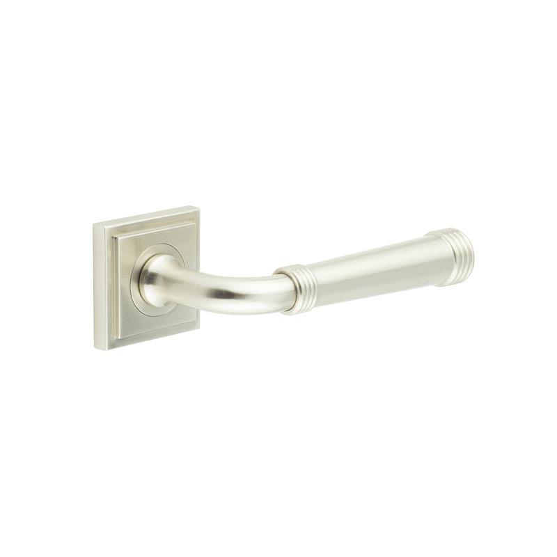 Highgate Door Handles Square Stepped