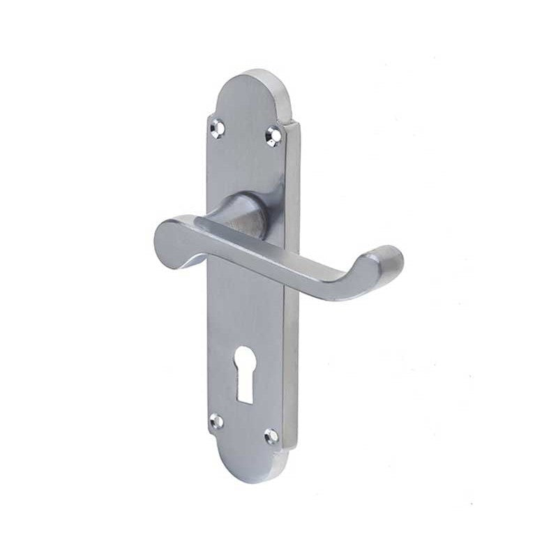 Epsom Suite Door Handle on Lockplate