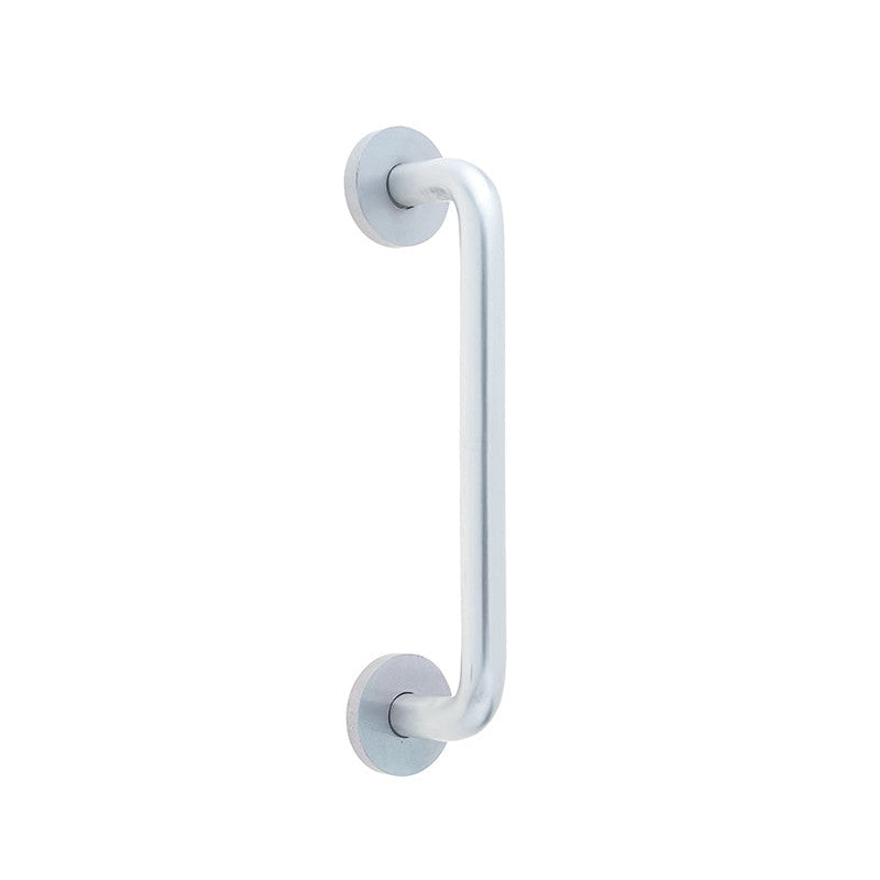 Aluminium 19mm D Shape Pull handle Rose Fixing SAA Finish