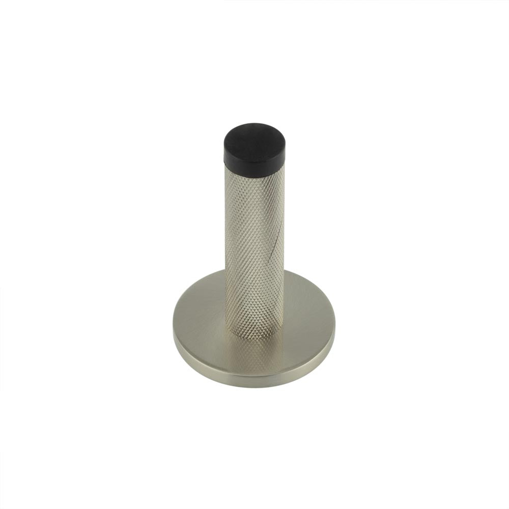 Burlington Knurled Wall Mounted Doorstops Plain Rose