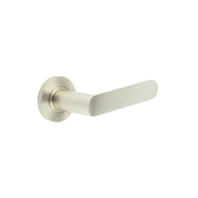 Kensington Door Handles Reeded Rose