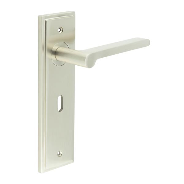 Fitzrovia Door Handle Lock Backplate