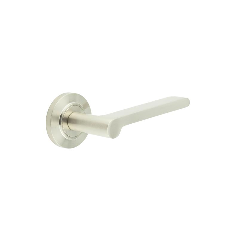 Fitzrovia Door Handles Chamfered Rose
