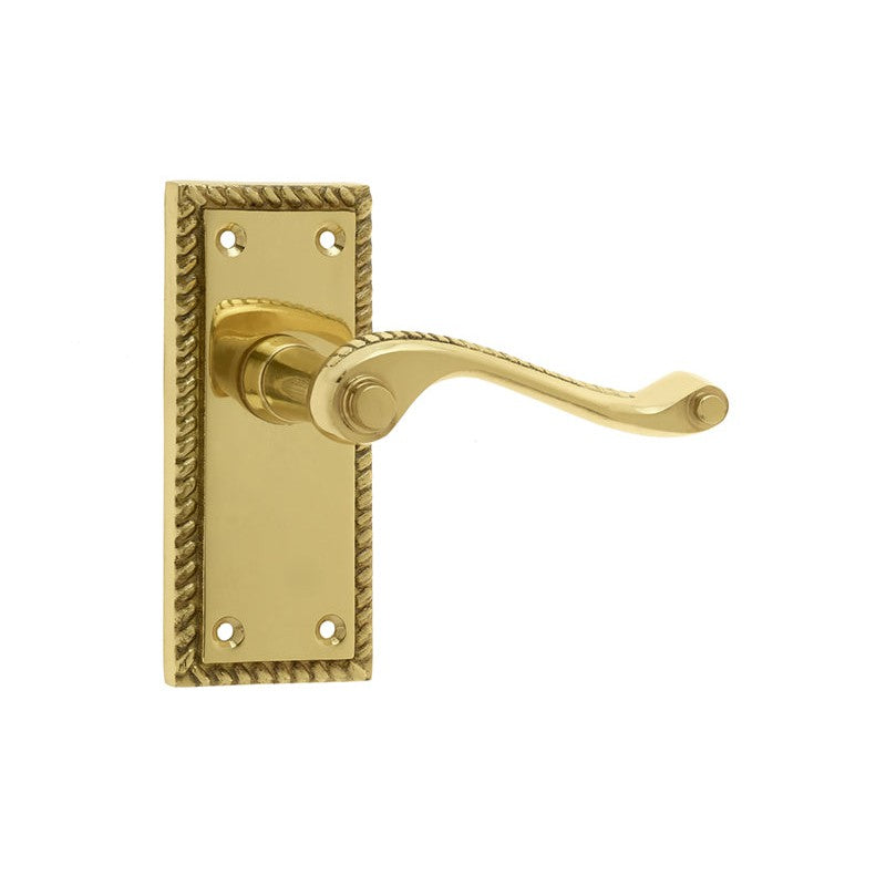 Georgian Suite Door Handle on Short Latchset Plate
