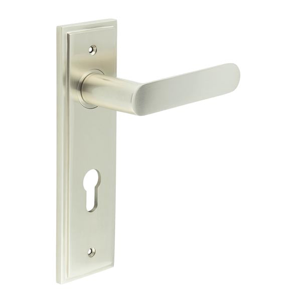 Kensington Door Handle Din Euro Backplate