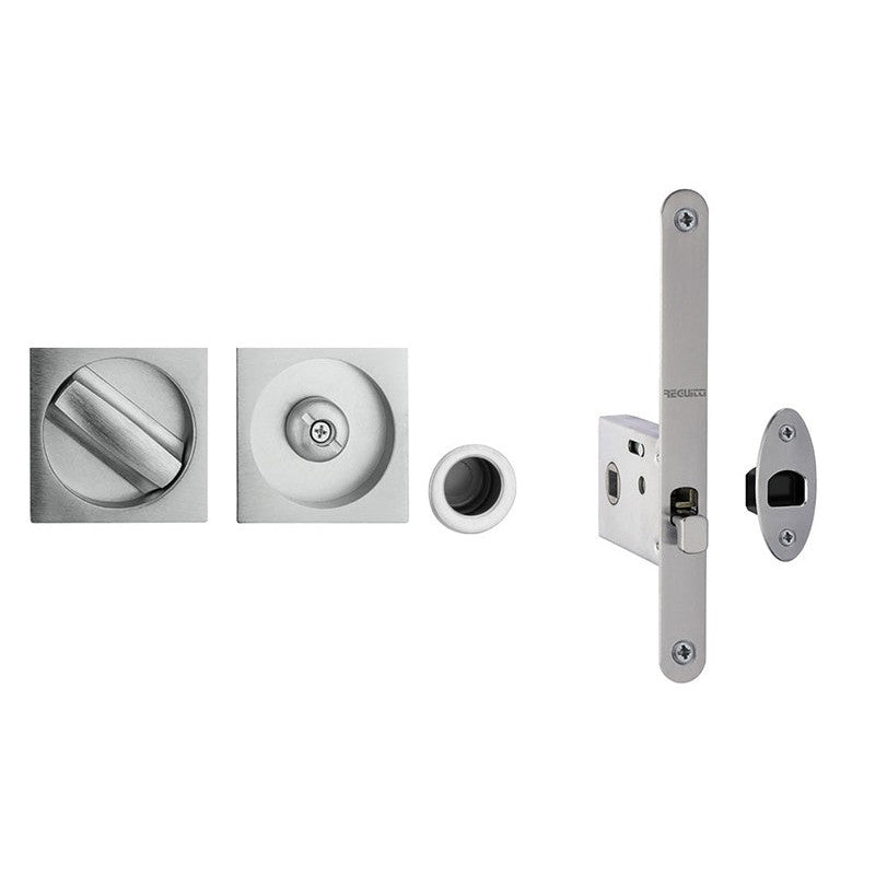 Jedo Bathroom Lock C/W Square Furniture To suit doors 35 to 38mm