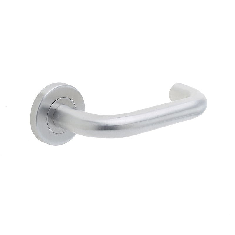 Orbit 19mm Door Handle on 8mm Sprung Rose Grade 201