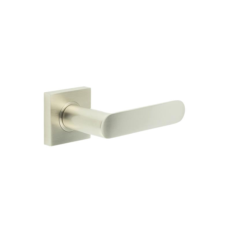 Kensington Door Handles Square Plain Rose