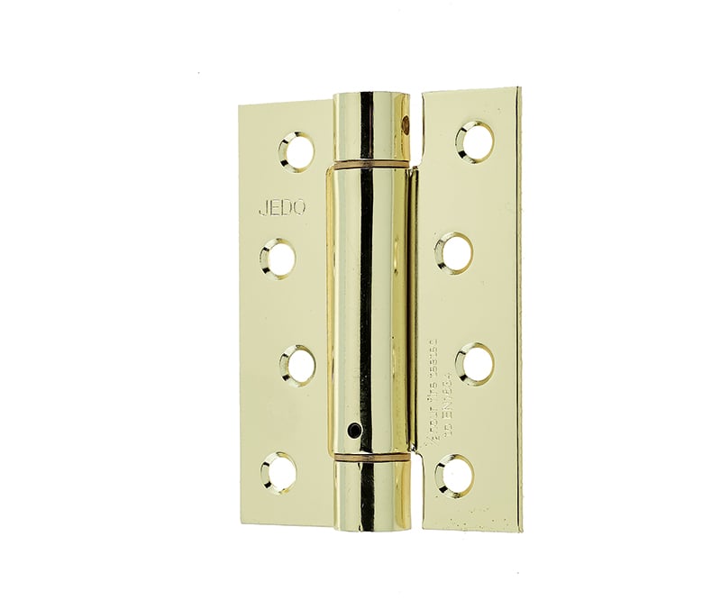 Jedo Steel Single Action Spring Hinges 102x76mm