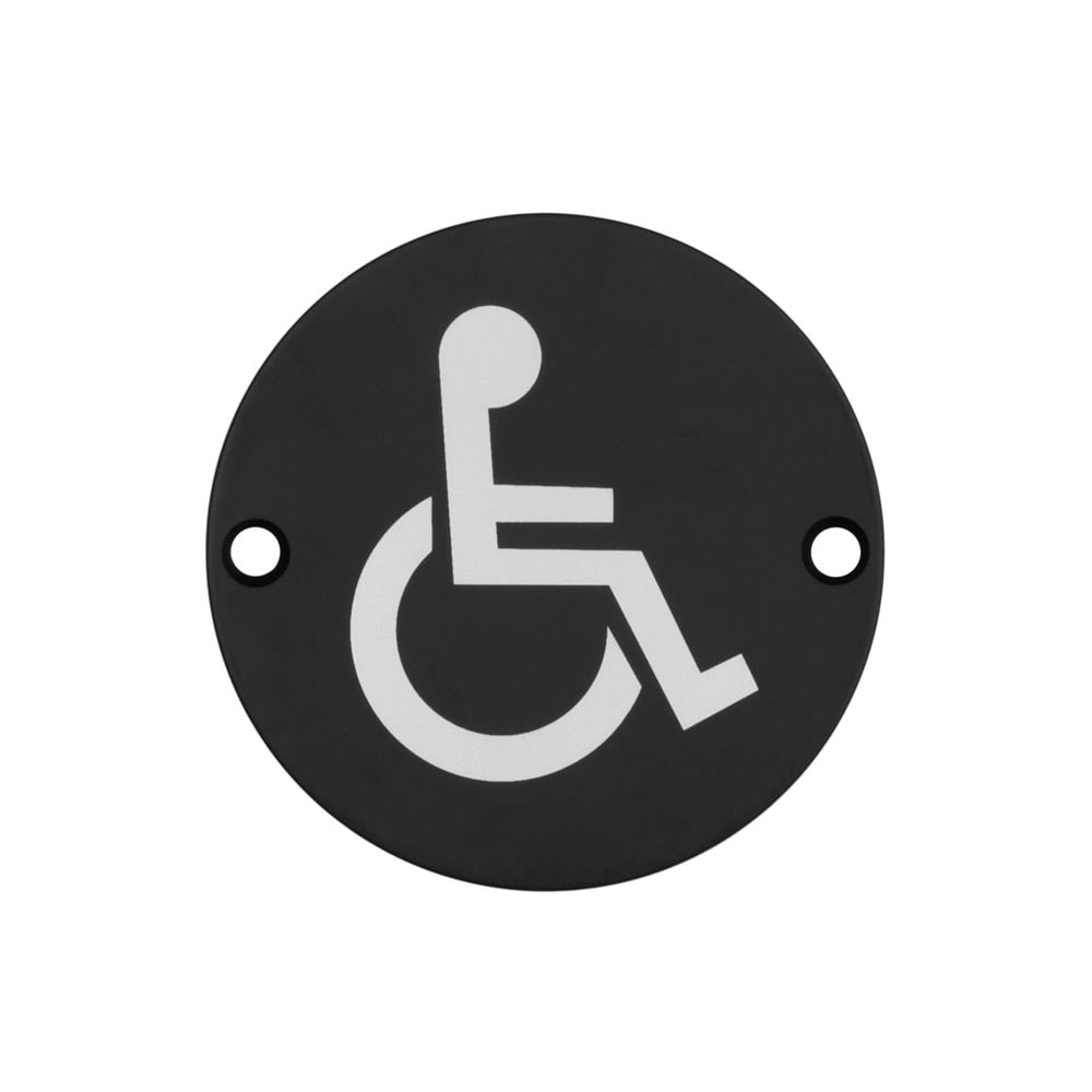 Stainless Steel Disabled Symbol