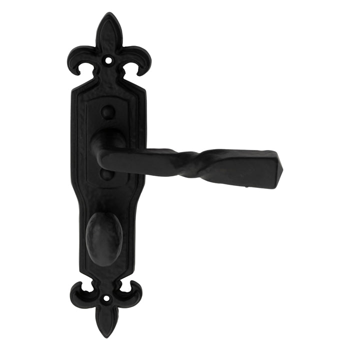 Barley Twist Lever on Gothic WC Backplate