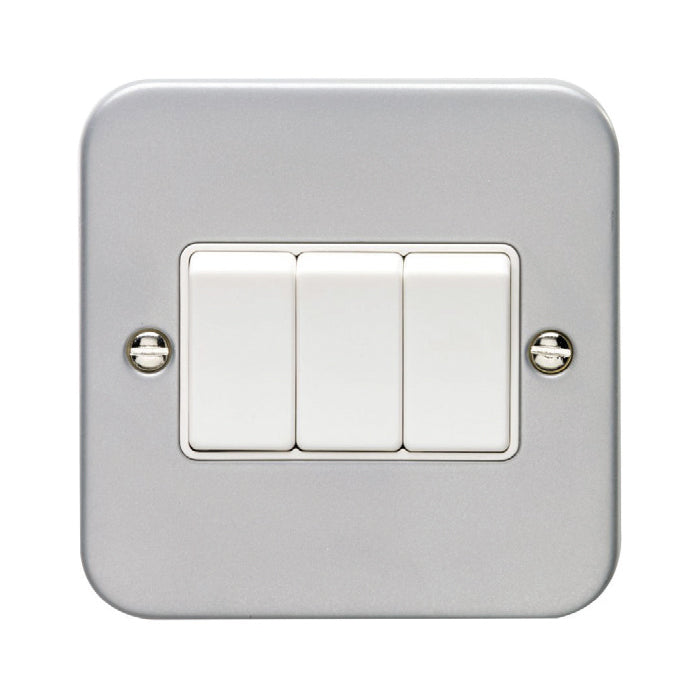 Utility 3 Gang Switch - Grey