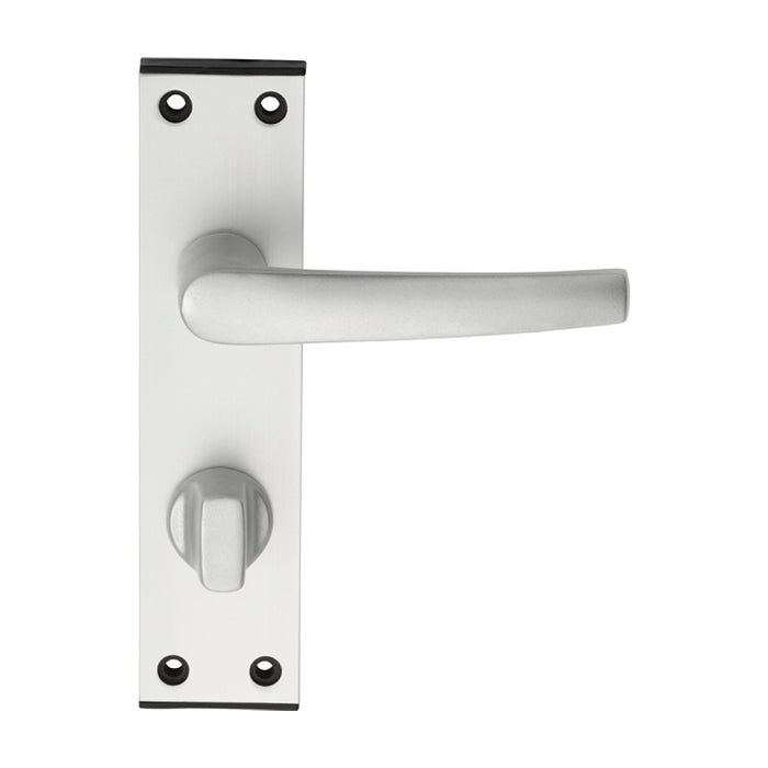 Aluminium MIAL Lever on bathroom / privacy backplate