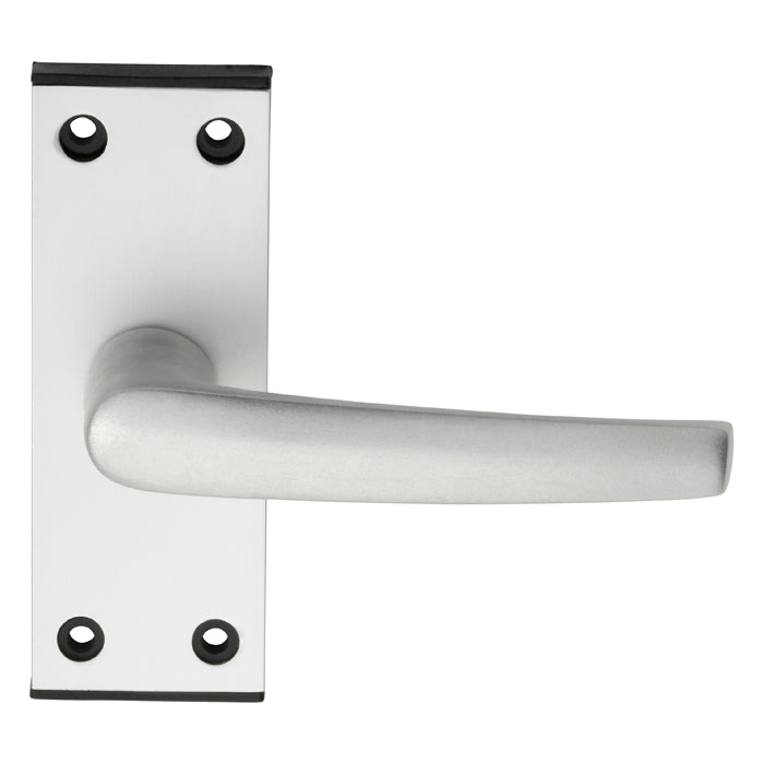 Aluminium MIAL Lever on Latch backplate