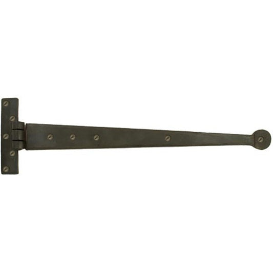 Beeswax 18" Penny End T Hinge (pair)