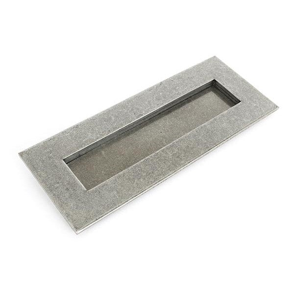 Pewter Small Letter Plate