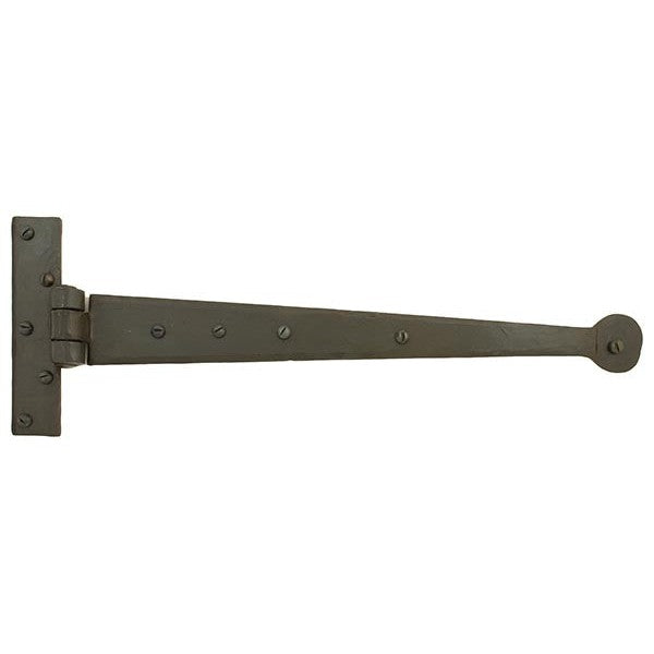 Beeswax 15" Penny End T Hinge (pair)