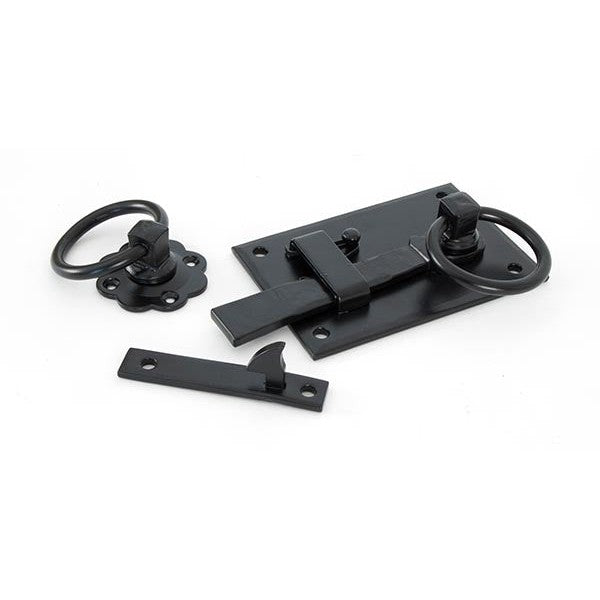 Black Cottage Latch - RH