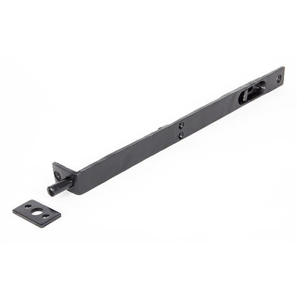 Black 12" Flush/Slide Door Bolt