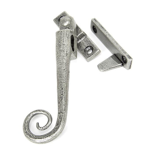 Pewter Locking Night-Vent Monkeytail Fastener - LH