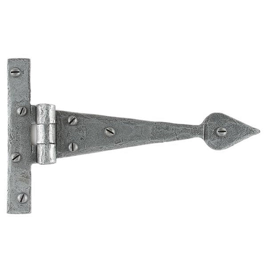 Pewter 6" Arrow Head T Hinge (pair)