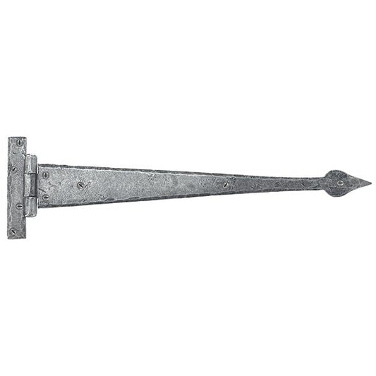 Pewter 18" Arrow Head T Hinge (pair)