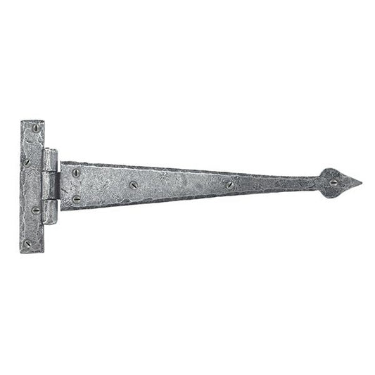 Pewter 12" Arrow Head T Hinge (pair)