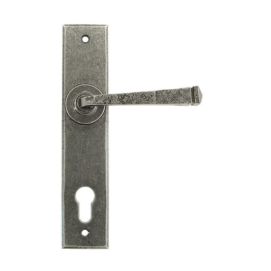 Pewter Avon Lever Espag. Lock Set