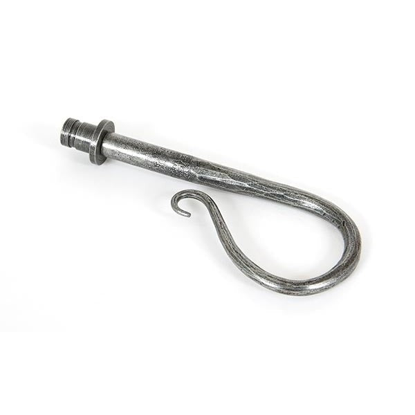 Pewter Shepherd's Crook Curtain Finial (pair)