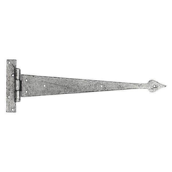 Pewter 15" Arrow Head T Hinge (pair)