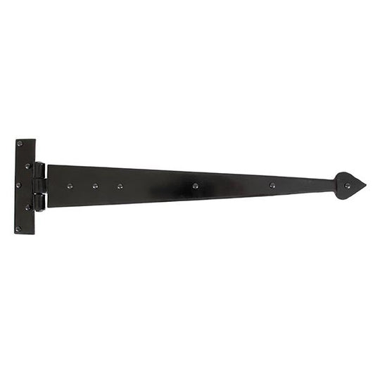 Black 22" Arrow Head T Hinge (pair)