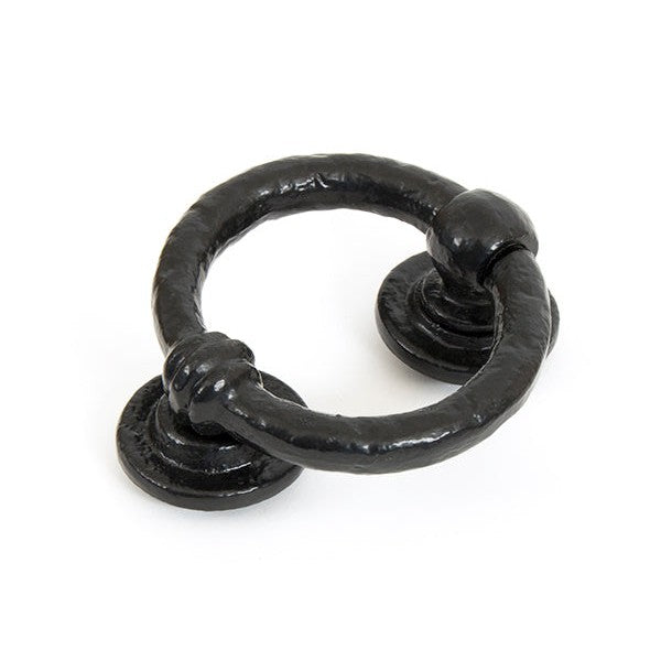 Black 4" Ring Door Knocker