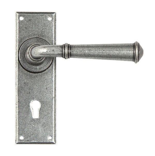 Pewter Regency Lever Lock set