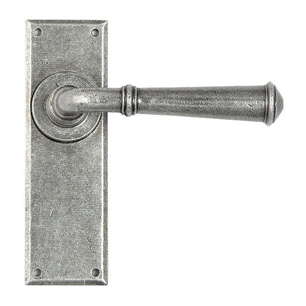 Pewter Regency Lever Latch Set