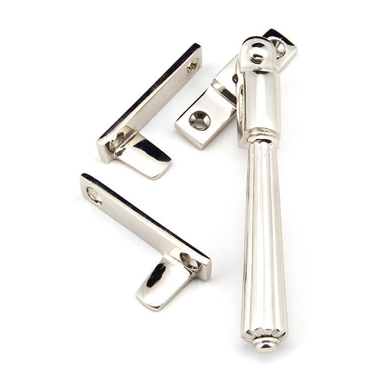 Polished Nickel Night-Vent Locking Hinton Fastener