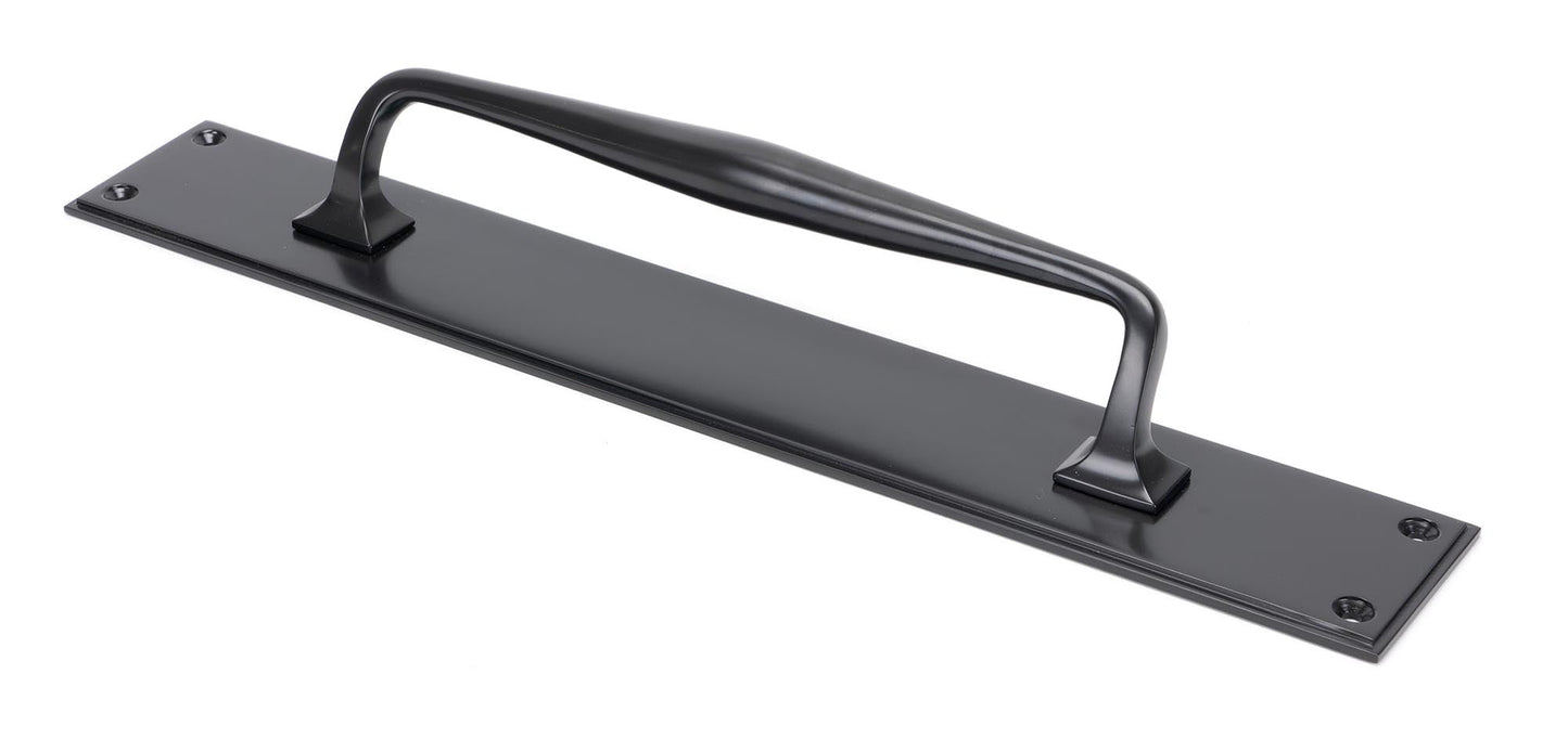 Art Deco Pull Handle on Backplate