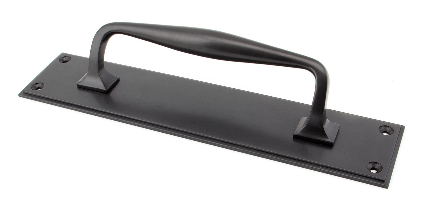 Art Deco Pull Handle on Backplate