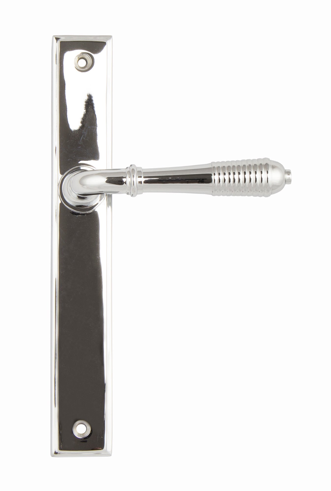 Reeded Slimline Lever Espag. Latch Set