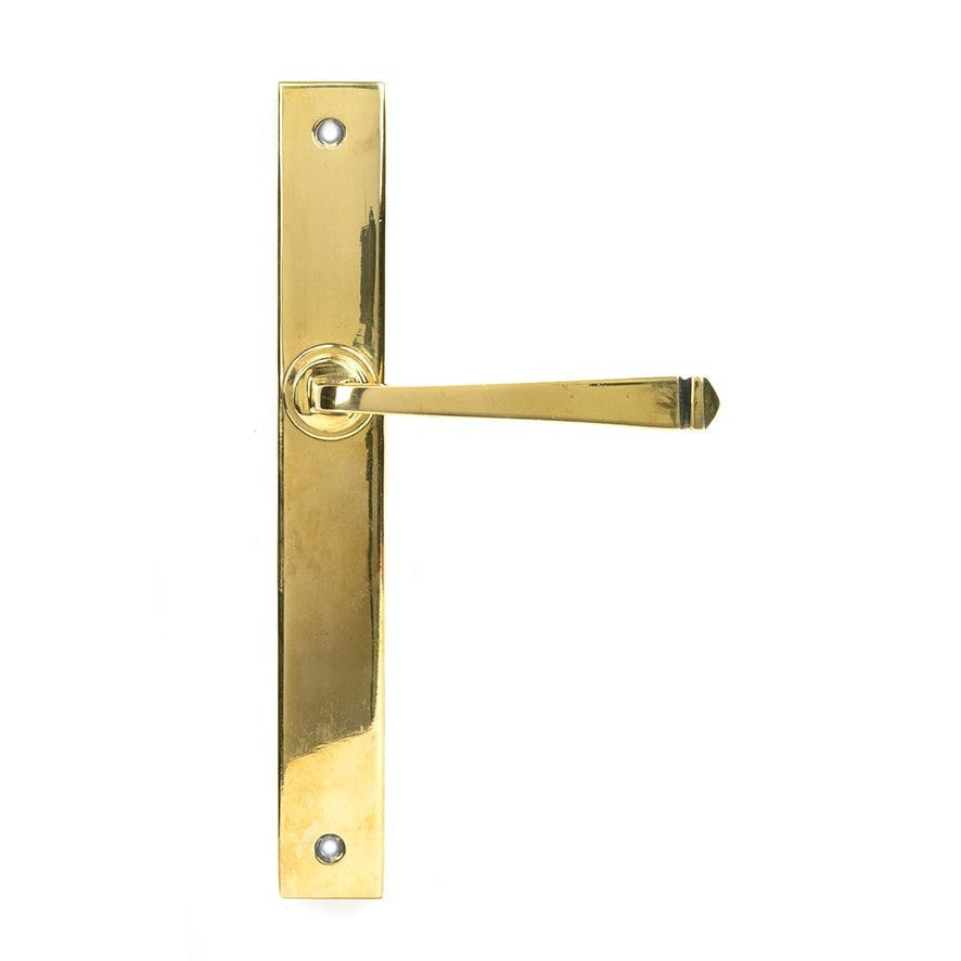 Aged Brass Avon Slimline Lever Espag. Latch Set