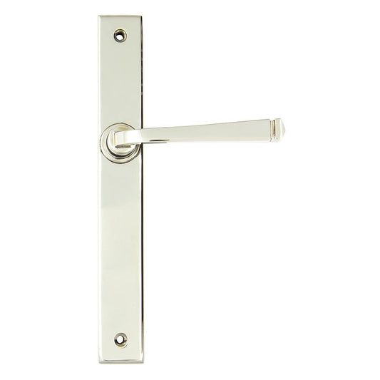 Polished Nickel Avon Slimline Lever Espag. Latch Set