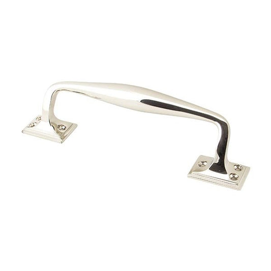 Polished Nickel 230mm Art Deco Pull Handle