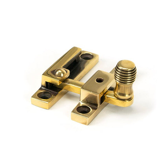 Aged Brass Beehive Quadrant Fastener - Narrow