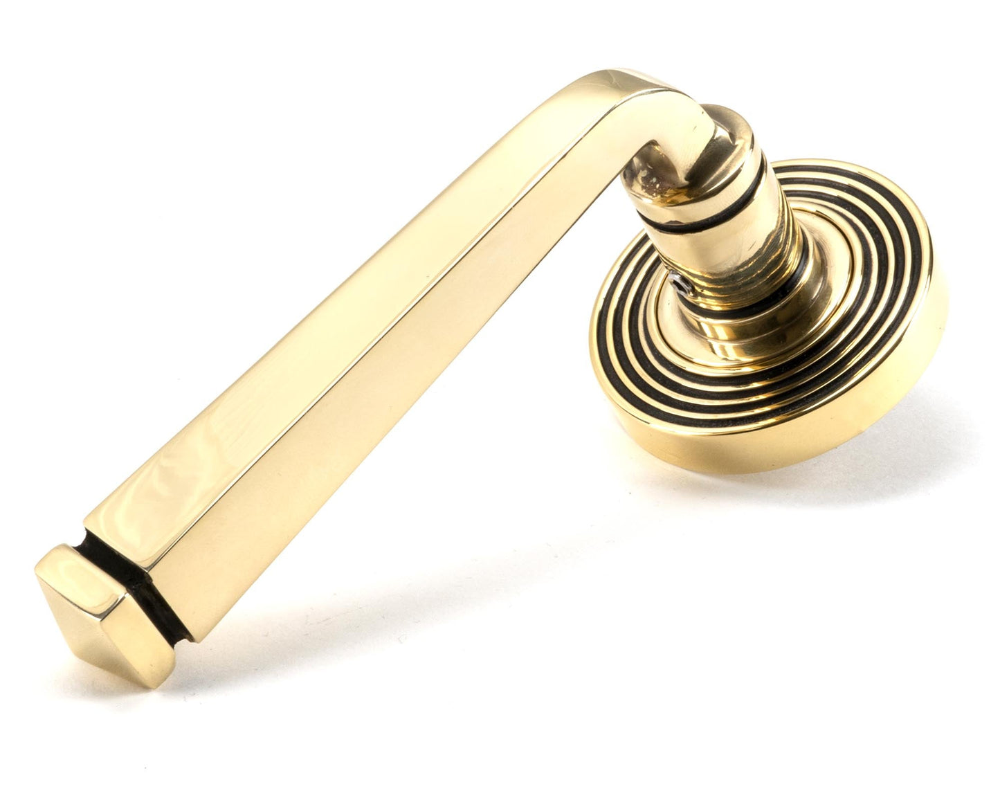 Avon Round Lever on Rose Set (Sprung)