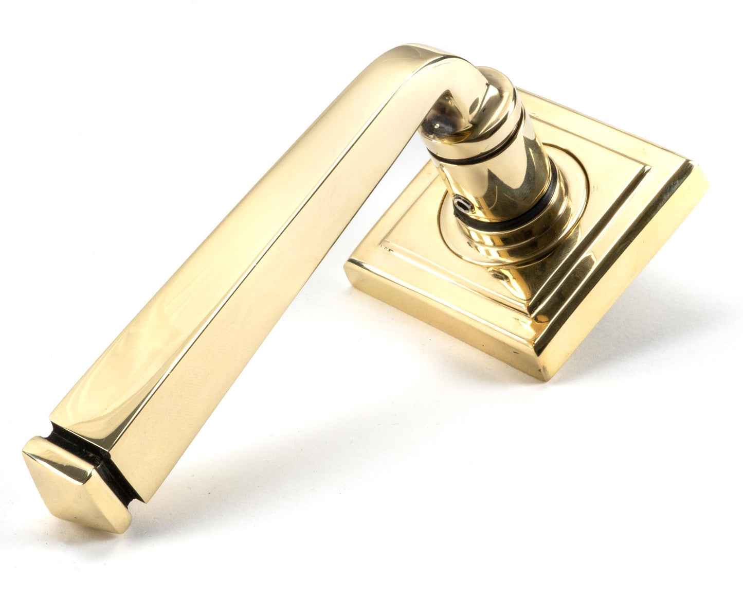 Avon Round Lever on Rose Set (Sprung)