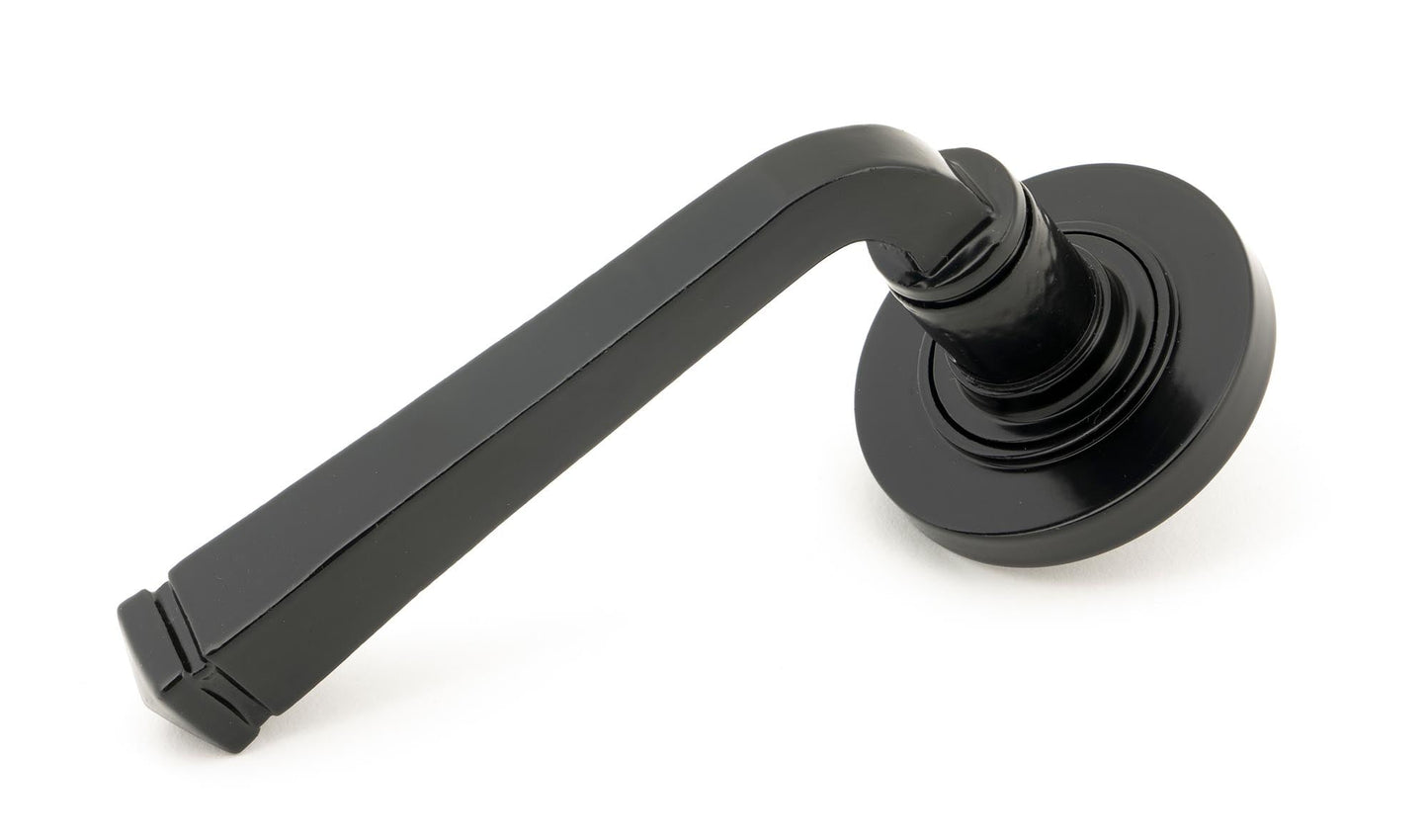 Avon Round Lever on Rose Set (Sprung)